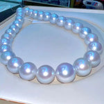 New Pearl Collar 15-17.2mm Perfect Round Micro Flawed Australian Natural Saltwater Pearl Dao White Necklace Collar