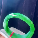 Tiktok Supply Natural Emerald New Crack-Free Ice-like Floating Green Noble Concubine Bracelet Jewelry Ornament