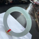 Thing One Picture Natural Myanmar A- Level Jade Glutinous Ice Clear Water Blue Background Bracelet Old Pit Material Jadeite