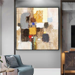 New Home Aesthetic Accessories Wall Art Abstract Oil Paintings On Canvas Pictures Decor Living Room Porch Mural Handmade Artwork