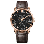 AGELOCER Original Baikal Watch Natural Marble Dial Men's Big Calendar Automatic Mechanical Watch Birthday Gift for Men