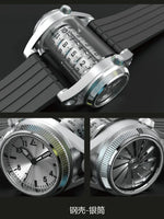 Time Machine Men's New Genuine Waterproof Swiss Super Glow Fully Automatic Drum Mechanical Watch